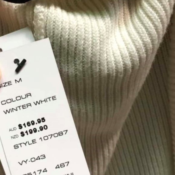 FRENCH CONNECTION Fringe Drape Cardigan NWT RP$200 - Picture 6 of 7